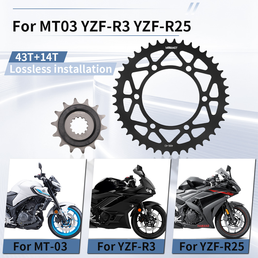 MRRANGT, composants de transmi - Titanium Motorcycle Rear Sprocket 520 avis et prix